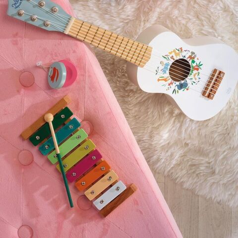 Vilac - Dünya Hayvanları Temalı Ahşap Müzik Seti - Sarah Betz