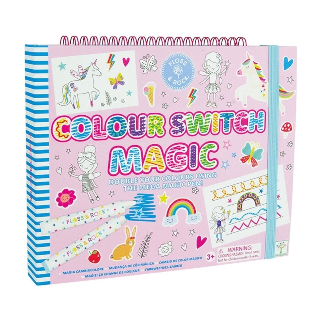 Floss & Rock Renk Değiştiren Sihirli Aktivite Kitabı / Rainbow Fairy
