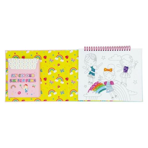 Floss & Rock Renk Değiştiren Sihirli Aktivite Kitabı / Rainbow Fairy