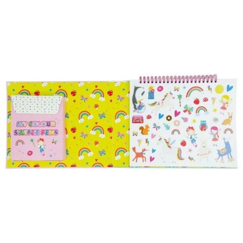 Floss & Rock Renk Değiştiren Sihirli Aktivite Kitabı / Rainbow Fairy
