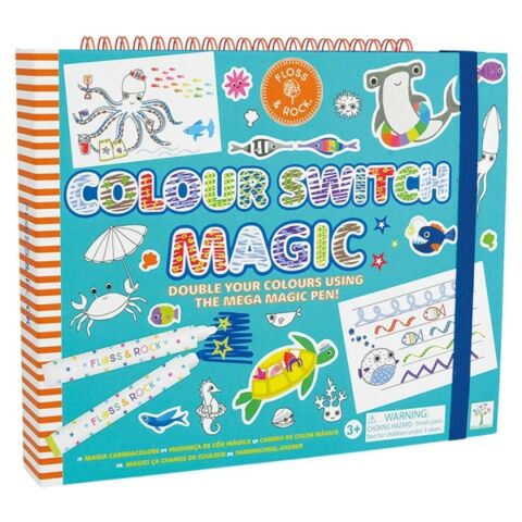 Floss & Rock Renk Değiştiren Sihirli Aktivite Kitabı / Ocean