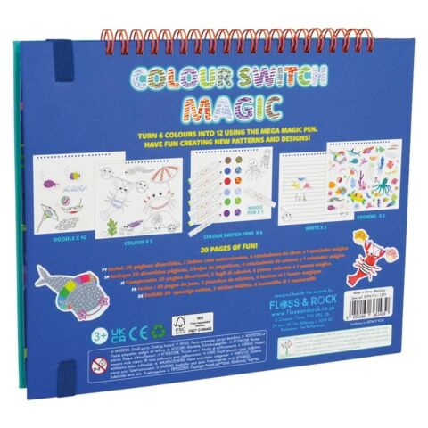 Floss & Rock Renk Değiştiren Sihirli Aktivite Kitabı / Ocean