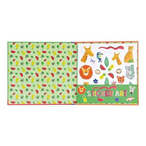 Floss & Rock Kokulu Sticker Aktivite Kitabı / Jungle