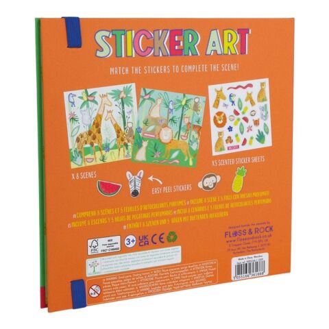 Floss & Rock Kokulu Sticker Aktivite Kitabı / Jungle