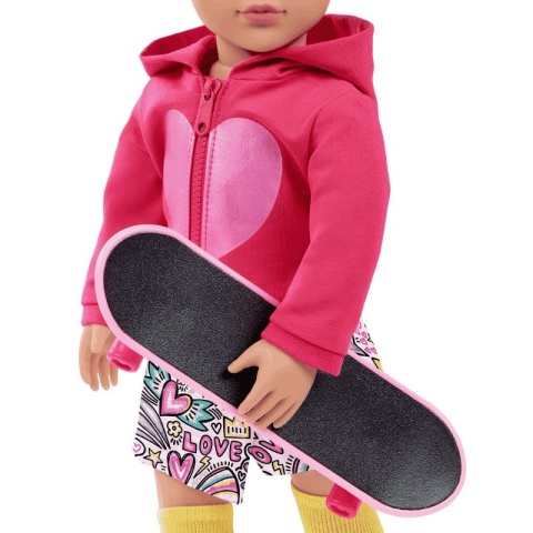 Our Generation - Kıyafet - Deluxe Hoodie & Skateboard