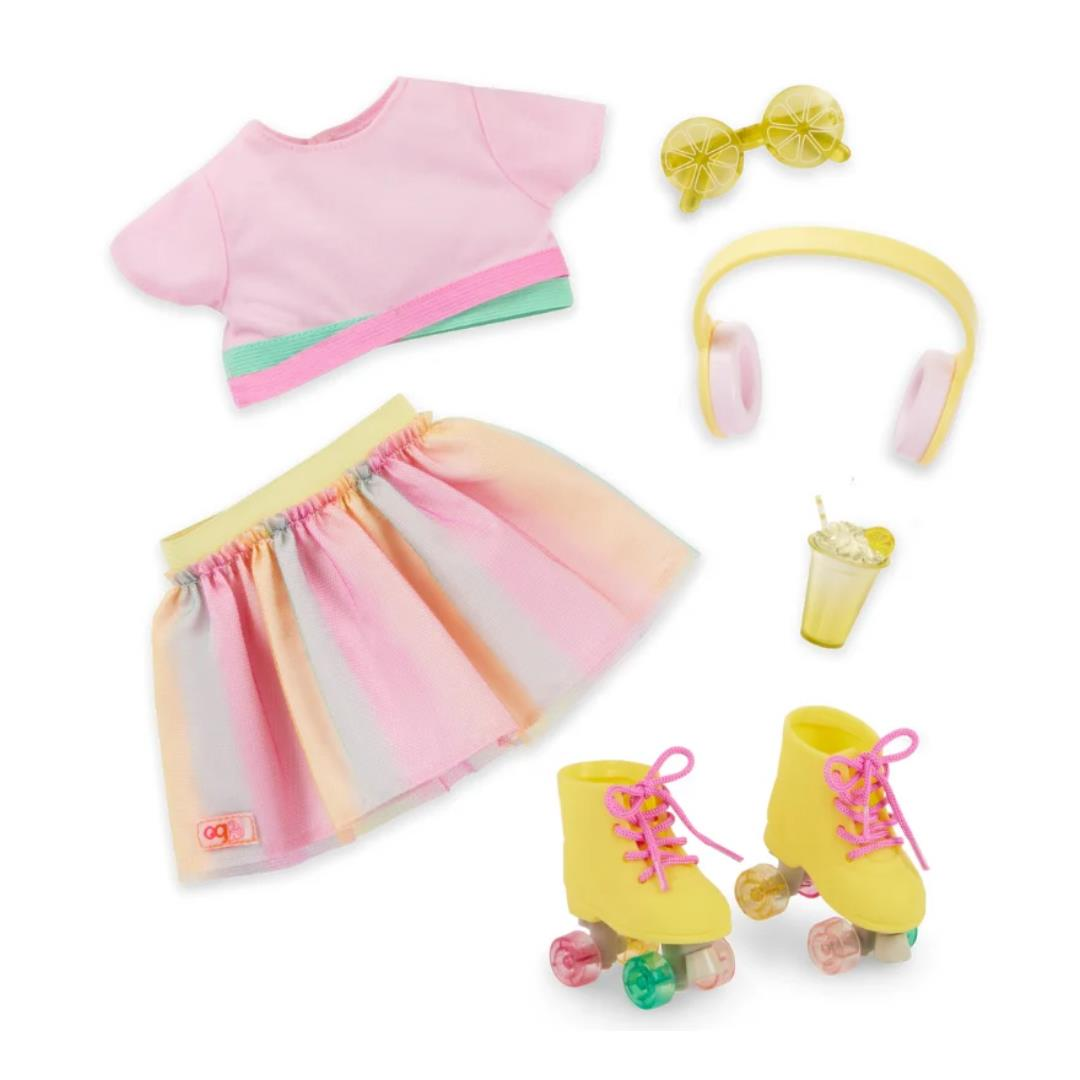 Our Generation Kıyafet - Deluxe Rollerblades & Lemonade