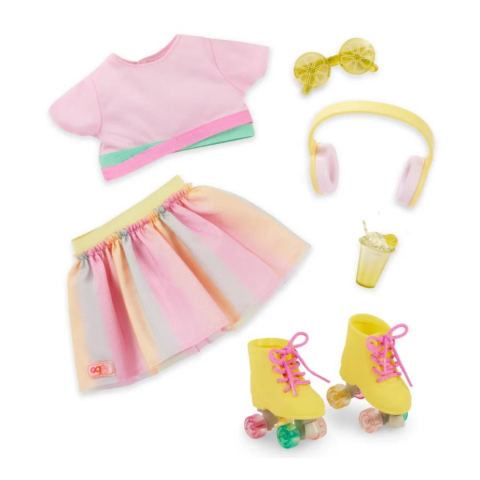 Our Generation Kıyafet - Deluxe Rollerblades & Lemonade