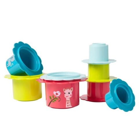 Sophie la Girafe İçiçe Geçebilen Çiçekler