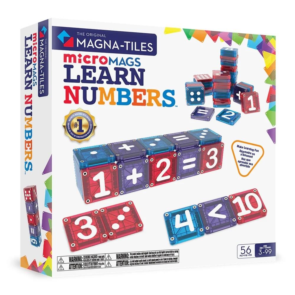 Magna-Tiles - Learn Numbers Manyetik Bloklar - 56 Parça