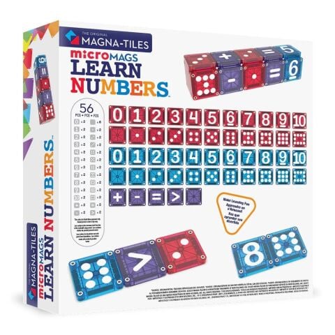 Magna-Tiles - Learn Numbers Manyetik Bloklar - 56 Parça