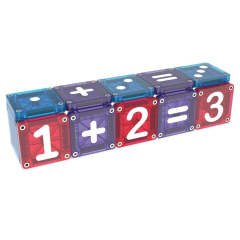 Magna-Tiles - Learn Numbers Manyetik Bloklar - 56 Parça