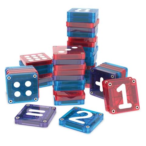 Magna-Tiles - Learn Numbers Manyetik Bloklar - 56 Parça