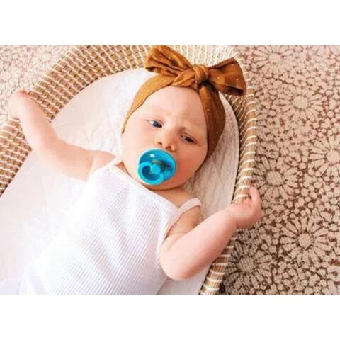 Bibs Colour Kauçuk Emzik - Dark Teal - 0-6 Ay