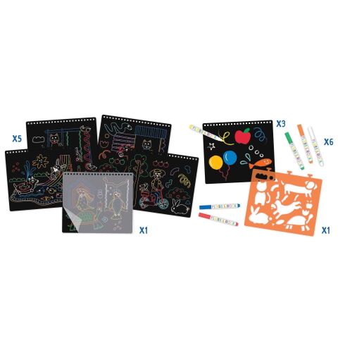 Floss & Rock Chalk Board Eskiz Kitabı / Pets