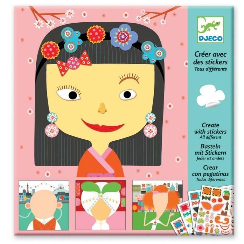 Djeco Yapıştırma Kartları / All Different