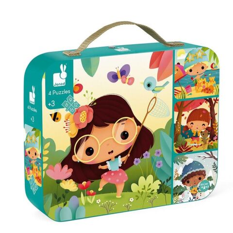 4 Aşamalı Puzzle Seti Mevsimler