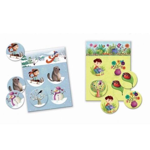 Djeco Tombala Oyunları - Lotto 4 Seasons