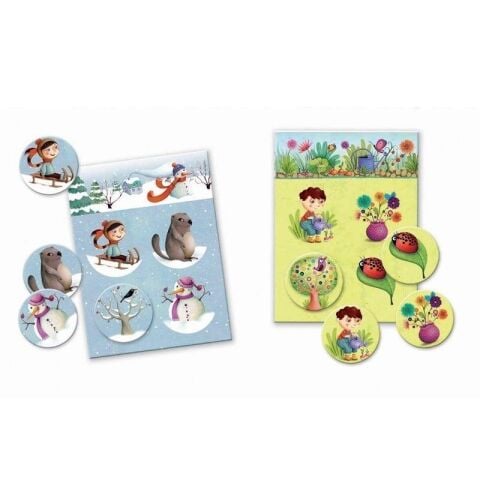 Djeco Tombala Oyunları - Lotto 4 Seasons