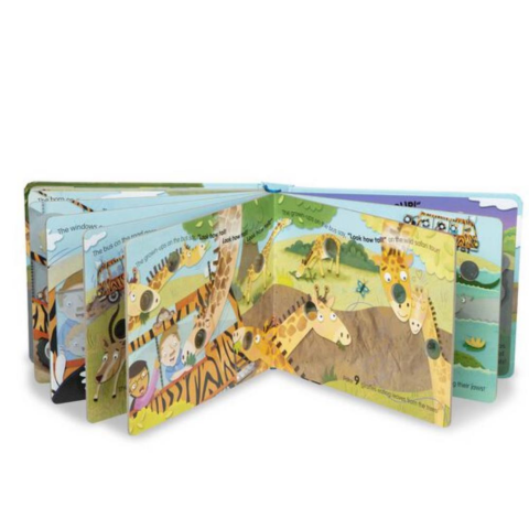 Melissa & Doug Poke-A-Dot - İnteraktif Kitap - The Wheels on the Bus - Safari