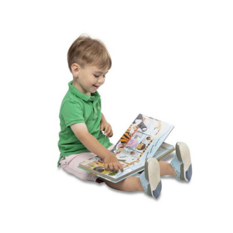 Melissa & Doug Poke-A-Dot - İnteraktif Kitap - The Wheels on the Bus - Safari