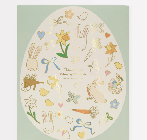 Meri Meri - Easter Boyanabilir Servis Matı