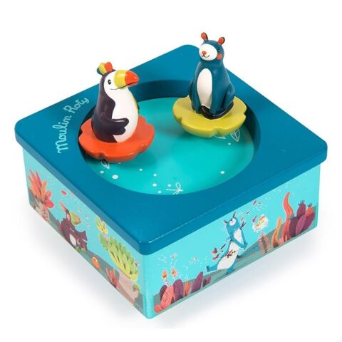Moulin Roty - Müzik Kutusu - Tukan ve Panter