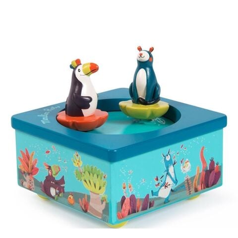 Moulin Roty - Müzik Kutusu - Tukan ve Panter