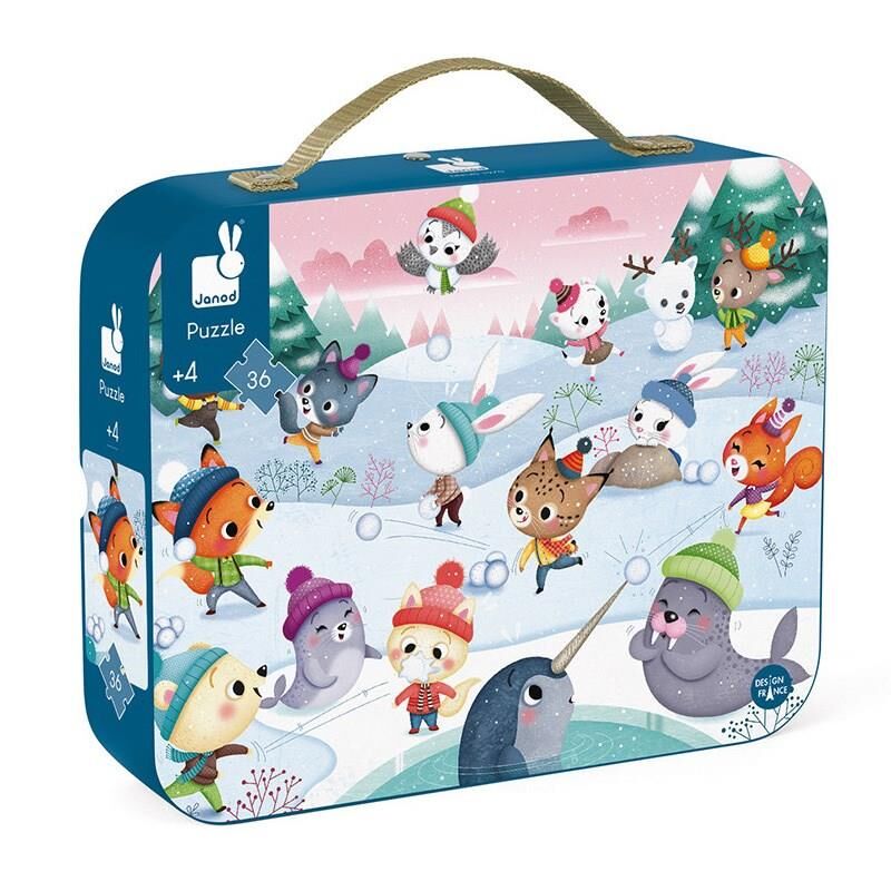 36 Parça Puzzle Kar Partisi