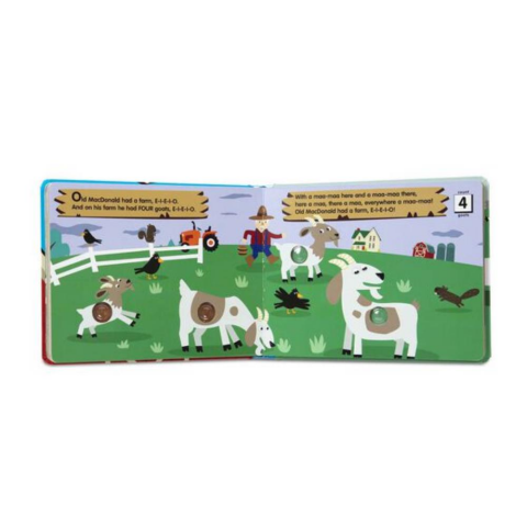 Melissa & Doug Poke-A-Dot - İnteraktif Kitap - Old MacDonald's Farm