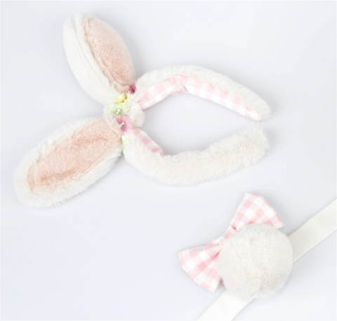 Meri Meri - Peluş Tavşan Kulakları Ve Kuyruk Seti