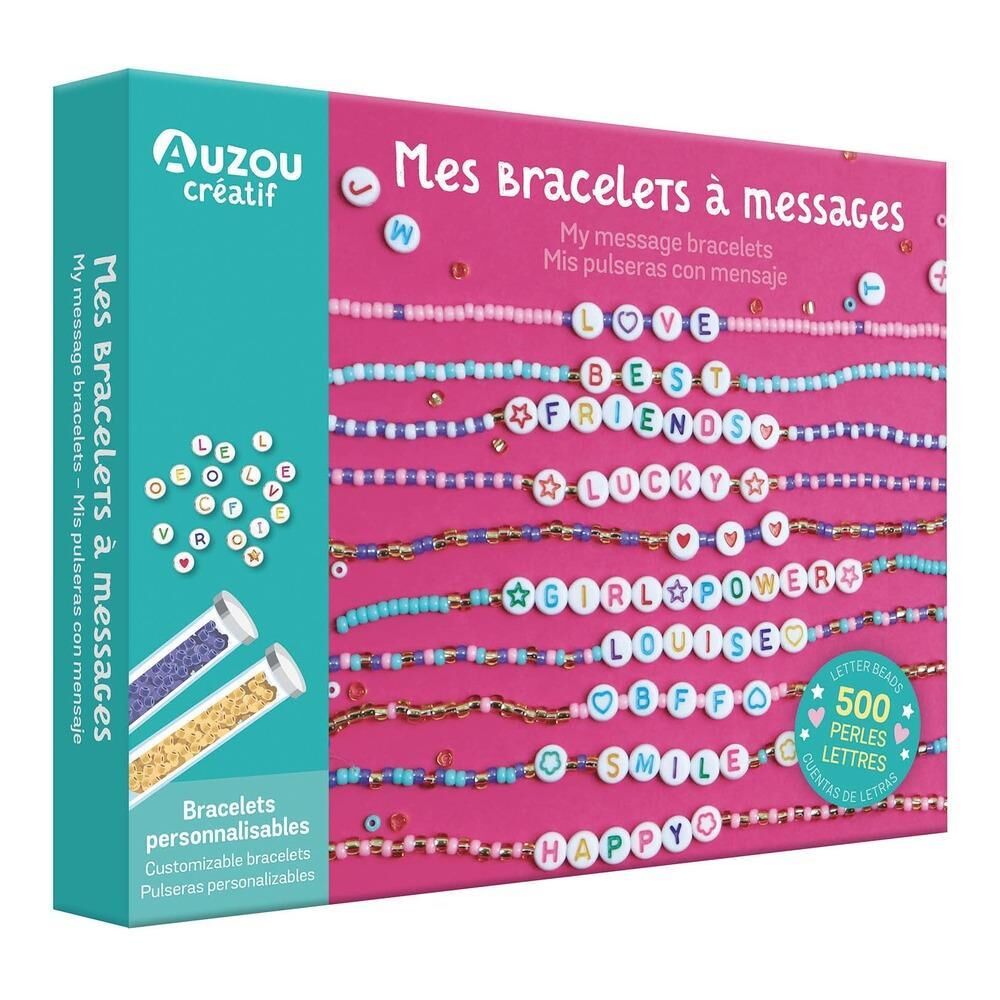 Auzou Toys - My Artistic Kit - My Message Bracelets