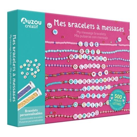 Auzou Toys - My Artistic Kit - My Message Bracelets