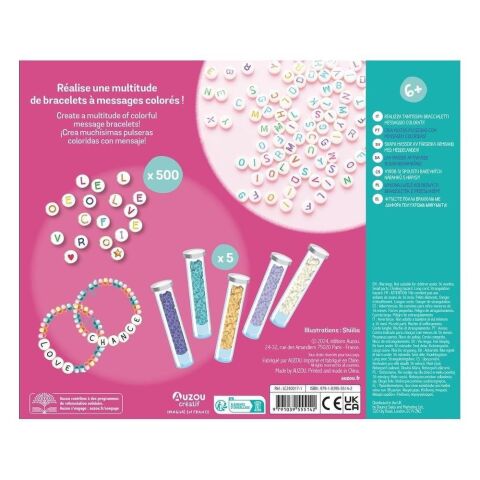 Auzou Toys - My Artistic Kit - My Message Bracelets