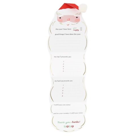 Meri Meri - Letter To Santa - Noel Babaya Mektup