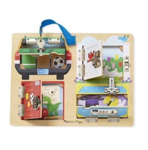 Melissa&Doug Ahşap Kilit ve Çilingir Tahtası