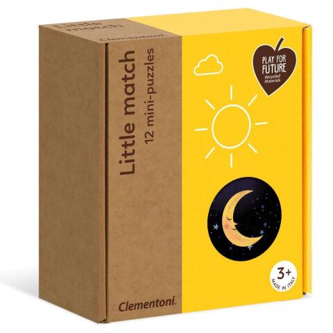 Clementoni Little Match Puzzle - Gece ve Gündüz