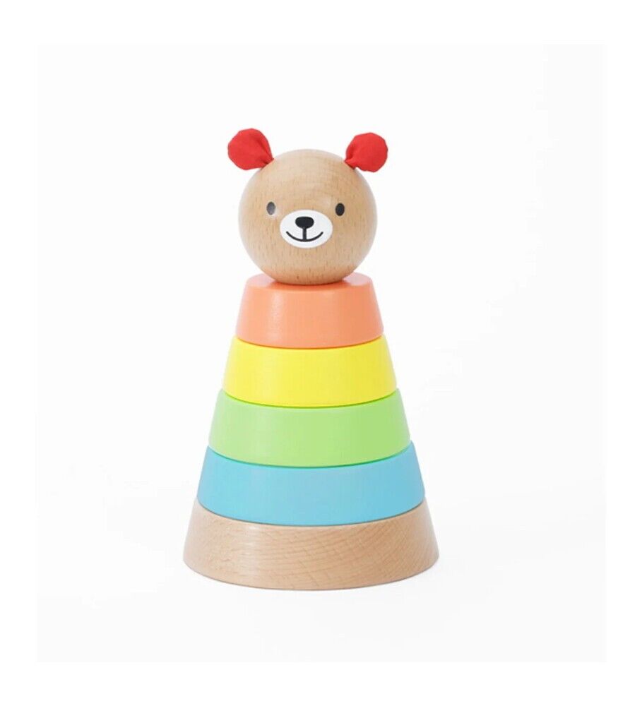 Classic World Ahşap Sıralama Oyuncağı - Bear Tower