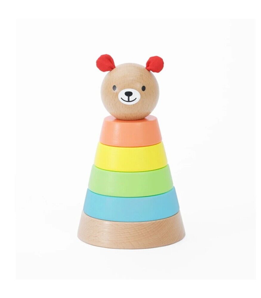 Classic World Ahşap Sıralama Oyuncağı - Bear Tower