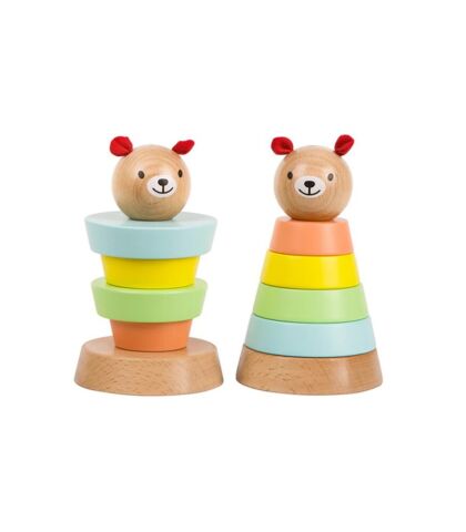 Classic World Ahşap Sıralama Oyuncağı - Bear Tower