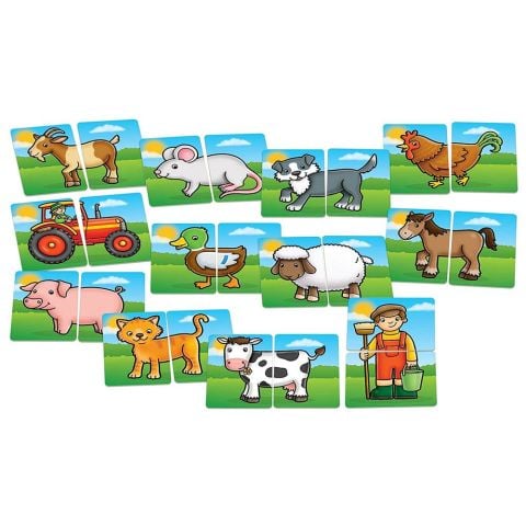 Orchard Toys Farmyard Heads And Tails 18+Ay Eşleştirme Oyunu