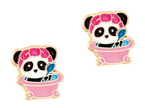 Cutie Studs / Küpe- Panda Bubble Bath