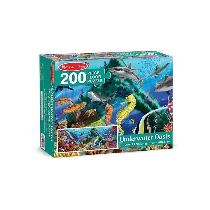 Melissa&Doug Deniz Altında Vaha (200 Parça Puzzle)