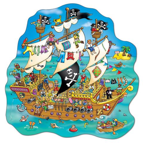 Orchard Toys Pirate Ship Puzzle 6-9 Yaş 100 Parçalı Yapboz