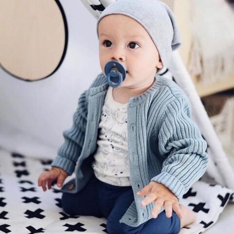 Bibs Colour Kauçuk Emzik - Midnight - 6-18 Ay