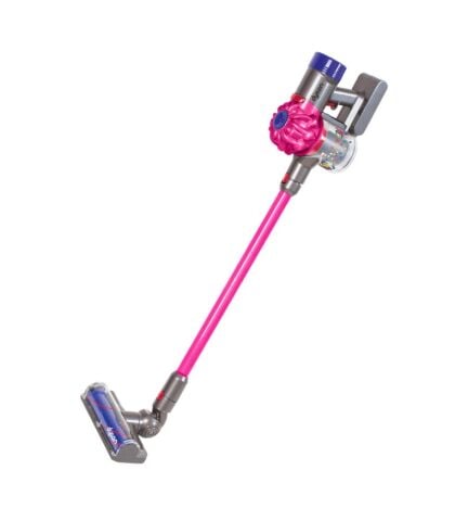 Casdon - Oyuncak Dyson Kablosuz Elektrikli Süpürge - Pembe