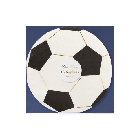Meri Meri - Soccer Napkins - Futbol Peçeteler - 16'Lı