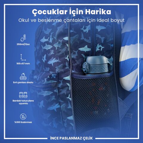 Ion8 - Çocuk Suluk - Oyuncu - 350 ml - Sızdırmaz - BPA İçermeyen