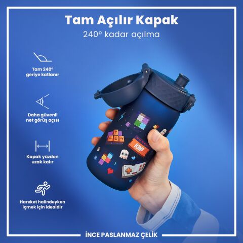 Ion8 - Çocuk Suluk - Oyuncu - 350 ml - Sızdırmaz - BPA İçermeyen