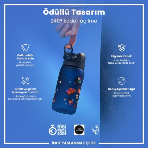Ion8 - Çocuk Suluk - Oyuncu - 350 ml - Sızdırmaz - BPA İçermeyen