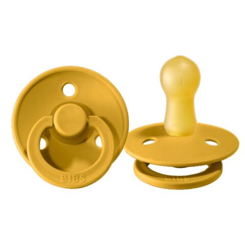 Bibs Colour Kauçuk Emzik - Mustard - 6-18 Ay